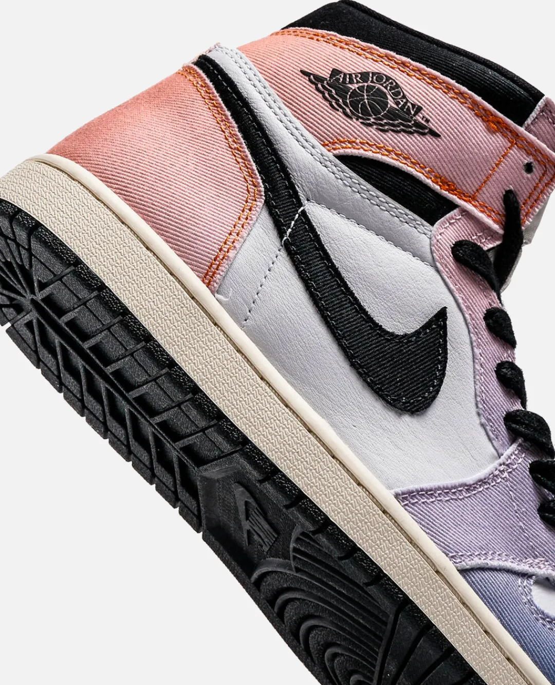 Jordan Air 1 Retro High Og Craft (Vivid Orange/Black-Iced Lilac-True B