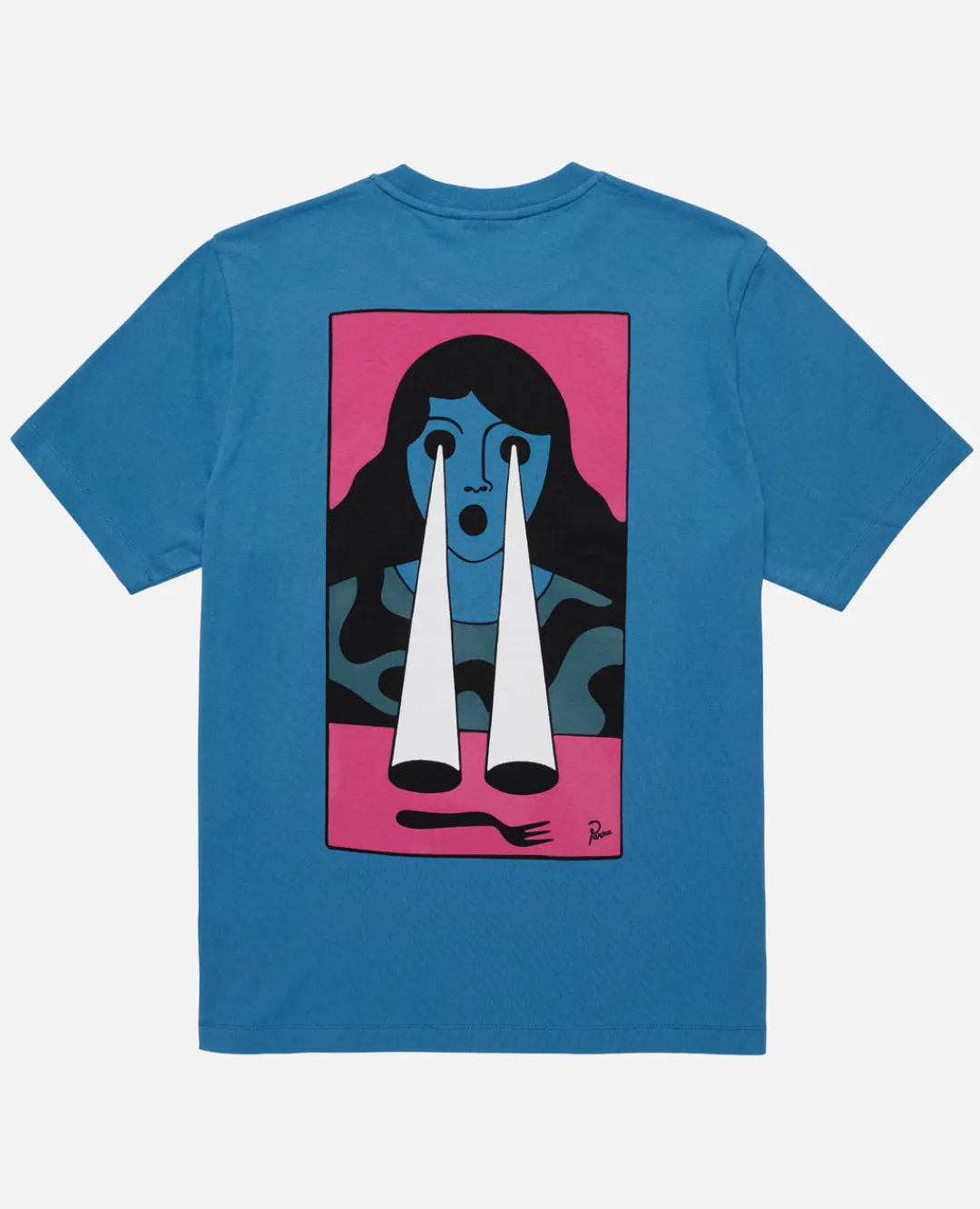 ByParra Fucking Fork T-Shirt (Slate Blue)
