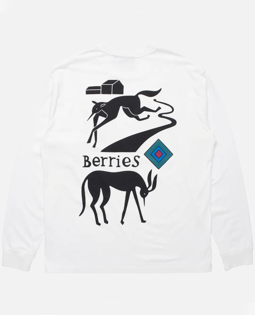 byParra The Berry Farm Long Sleeve T-Shirt (White)