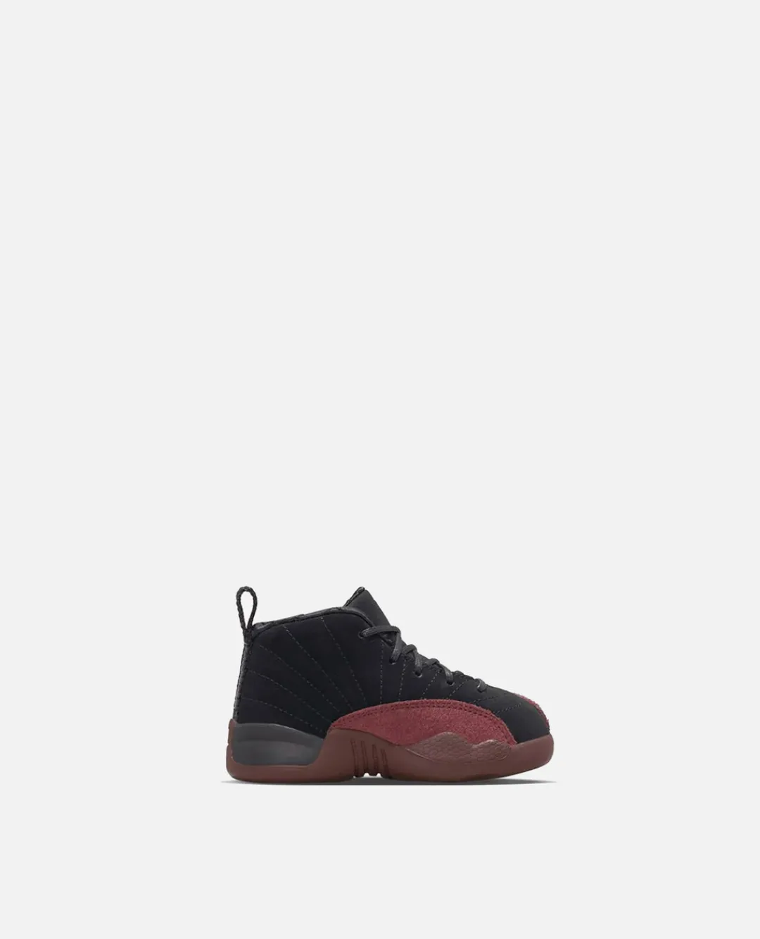 Jordan 12 Retro Sp Baby/Toddler Shoes (Black/Black-Burgundy Crush)
