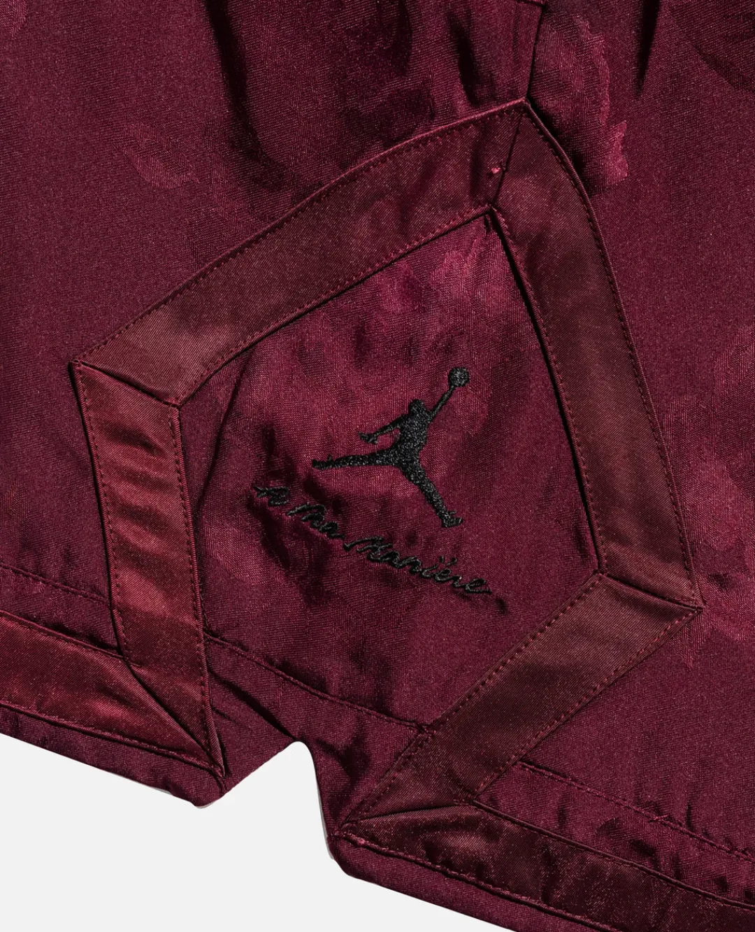 Jordan X A Ma Maniere Jacquard Shorts (Burgundy Crush)