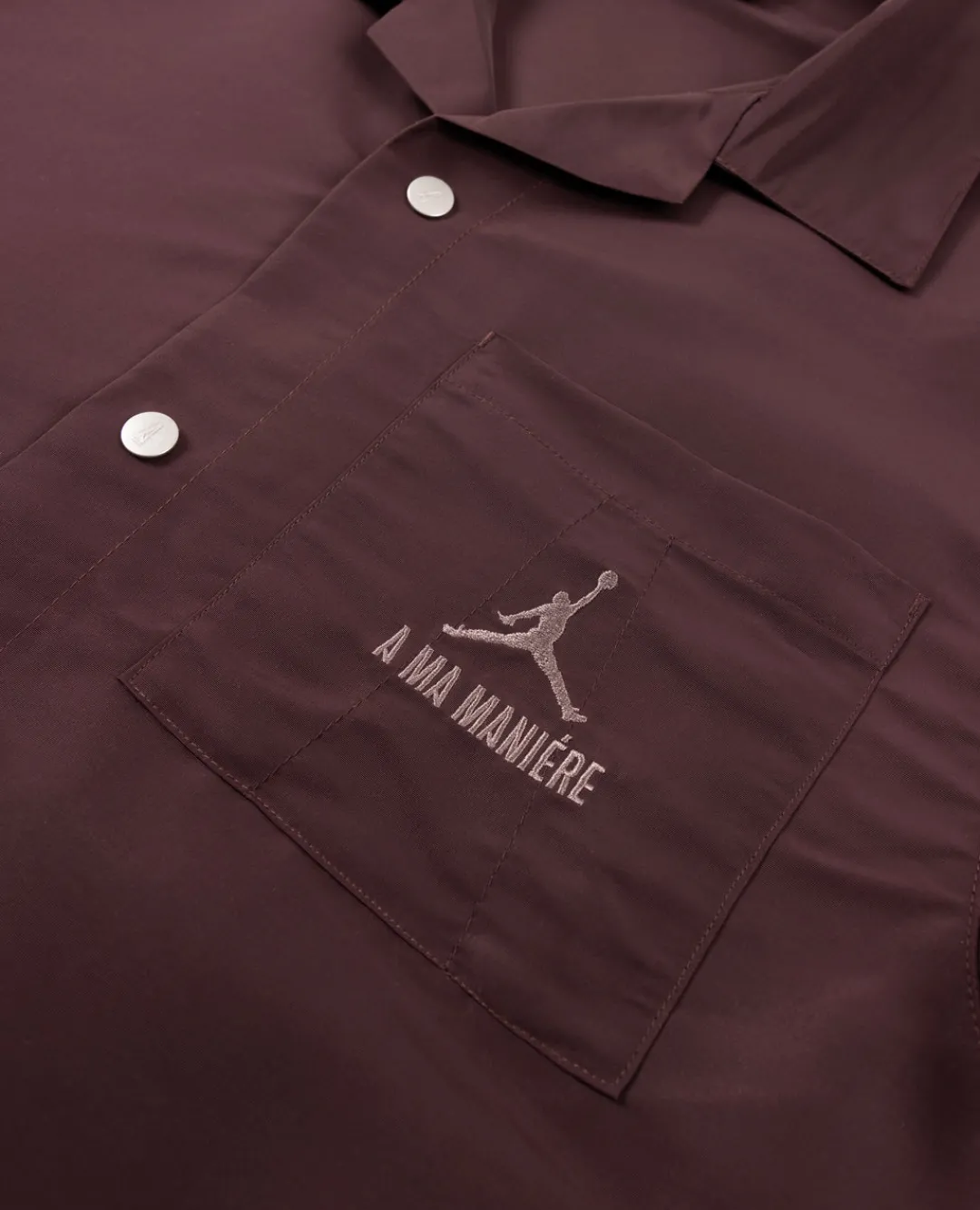 Jordan X A Ma Maniere Shooting Shirt (Mahogany)