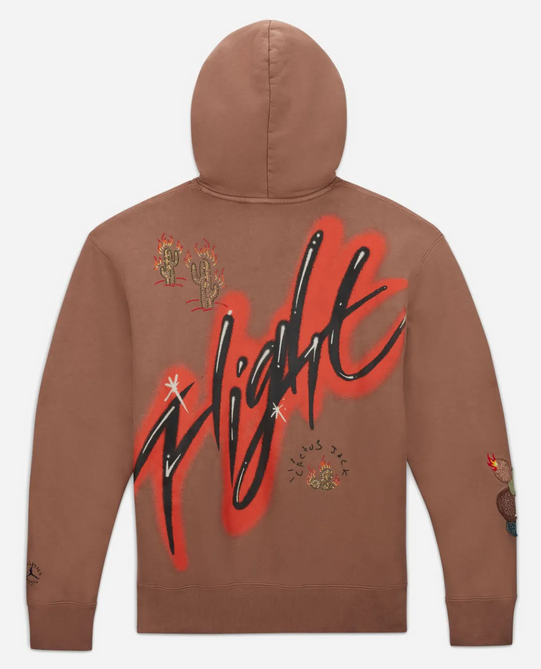 Jordan X Travis Scott Hoodie Brown