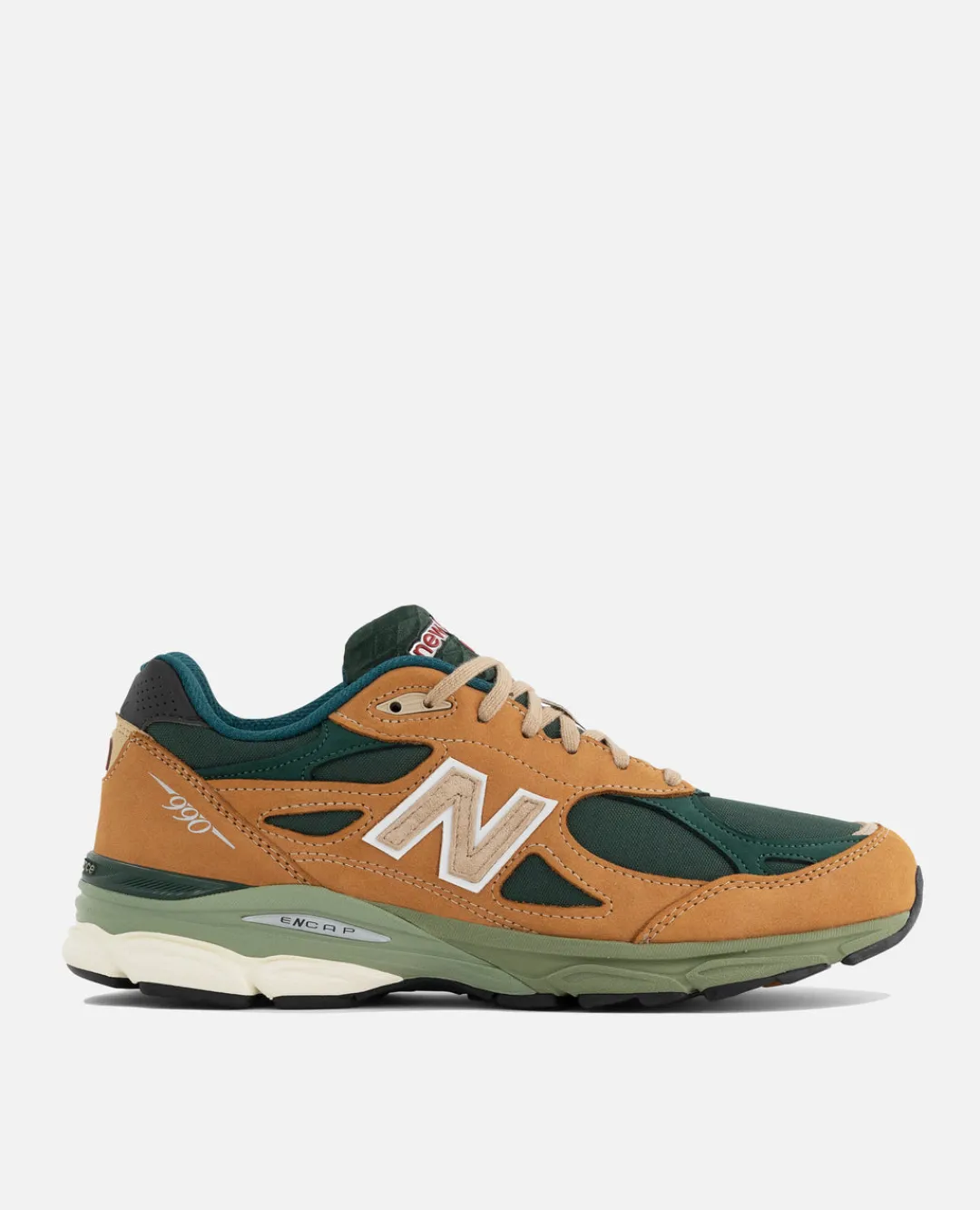 * New Balance 990V3 Made In Usa (Tan/Green)