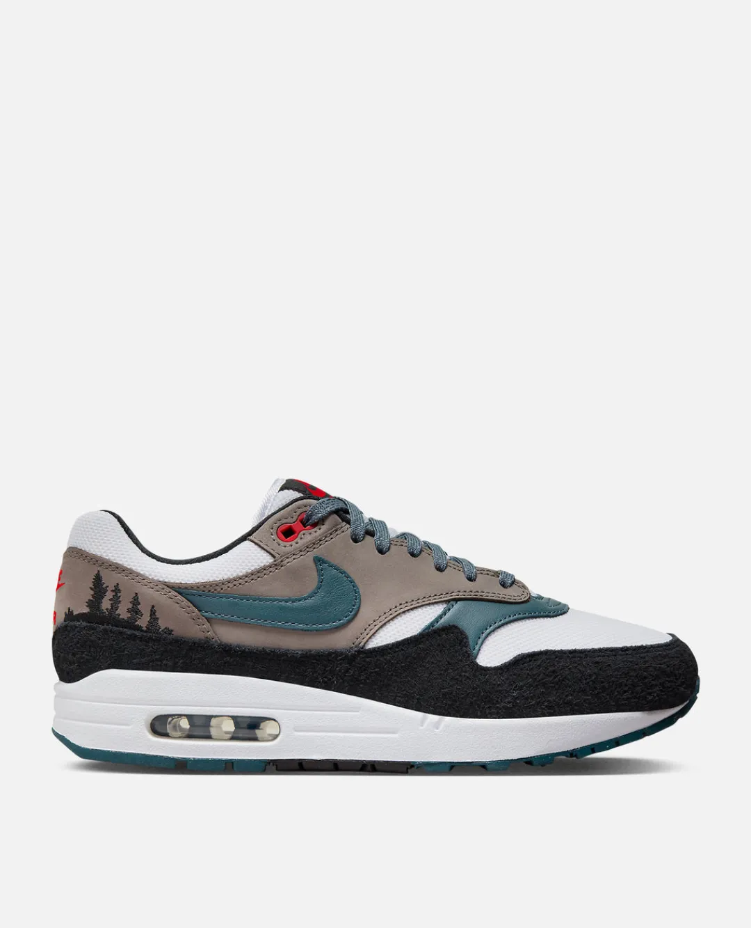 Nike Air Max 1 Prm (White/Slate Blue-Black-Soft)
