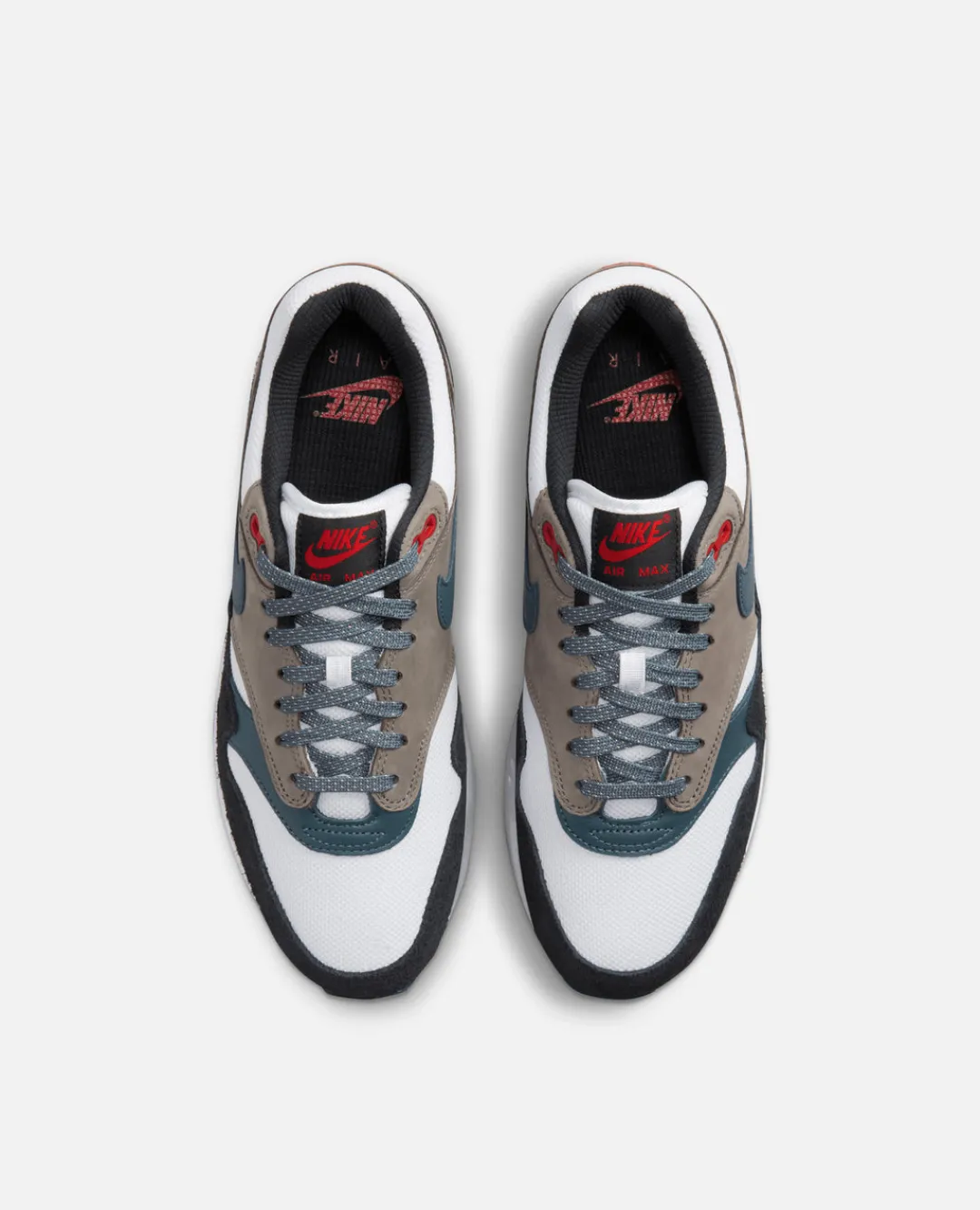 Nike Air Max 1 Prm (White/Slate Blue-Black-Soft)