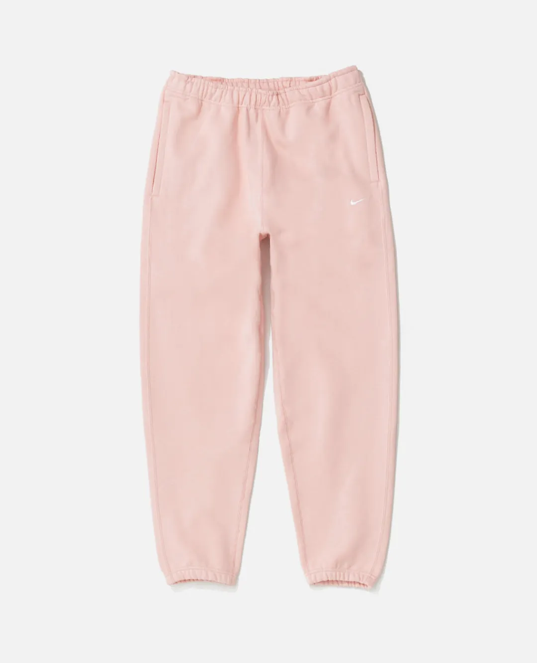 Nike Nrg Solo Swoosh Fleece Pants (Bleached Coral/White)