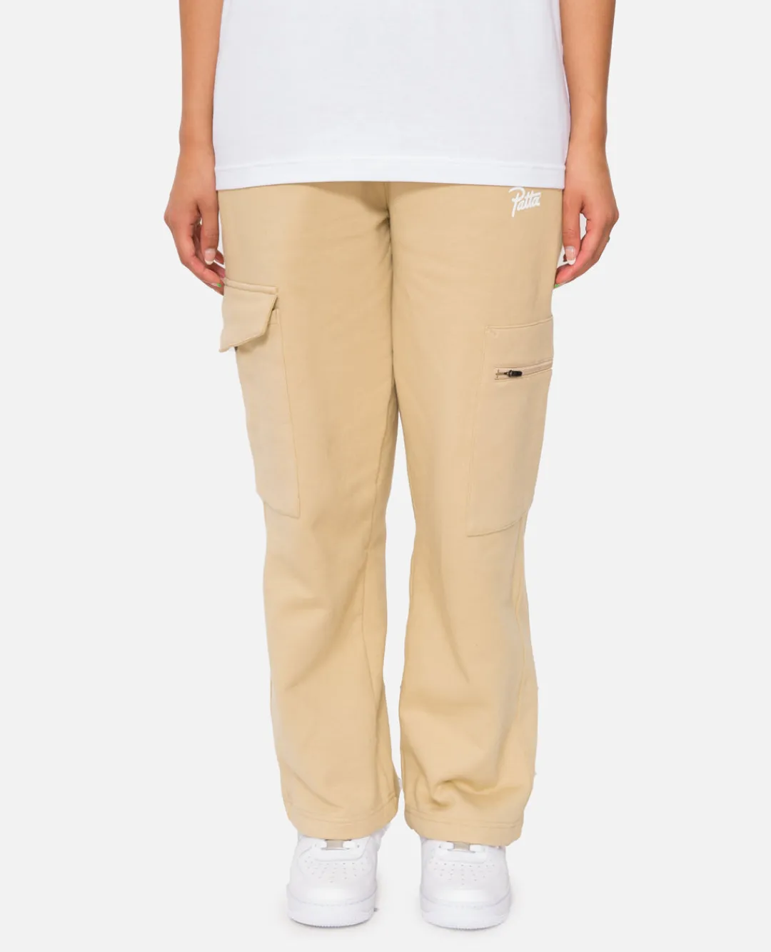 * Patta Basic Cargo Jogging Pants (Pale Khaki)