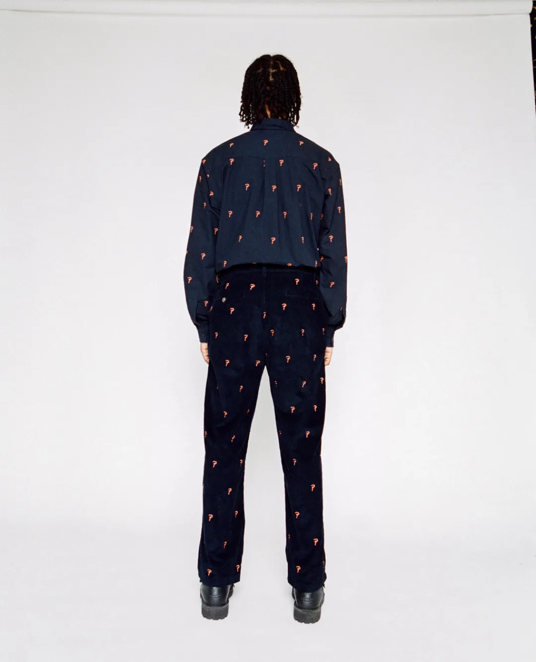 * Patta Basic Corduroy Chino Pants (Evening Blue)