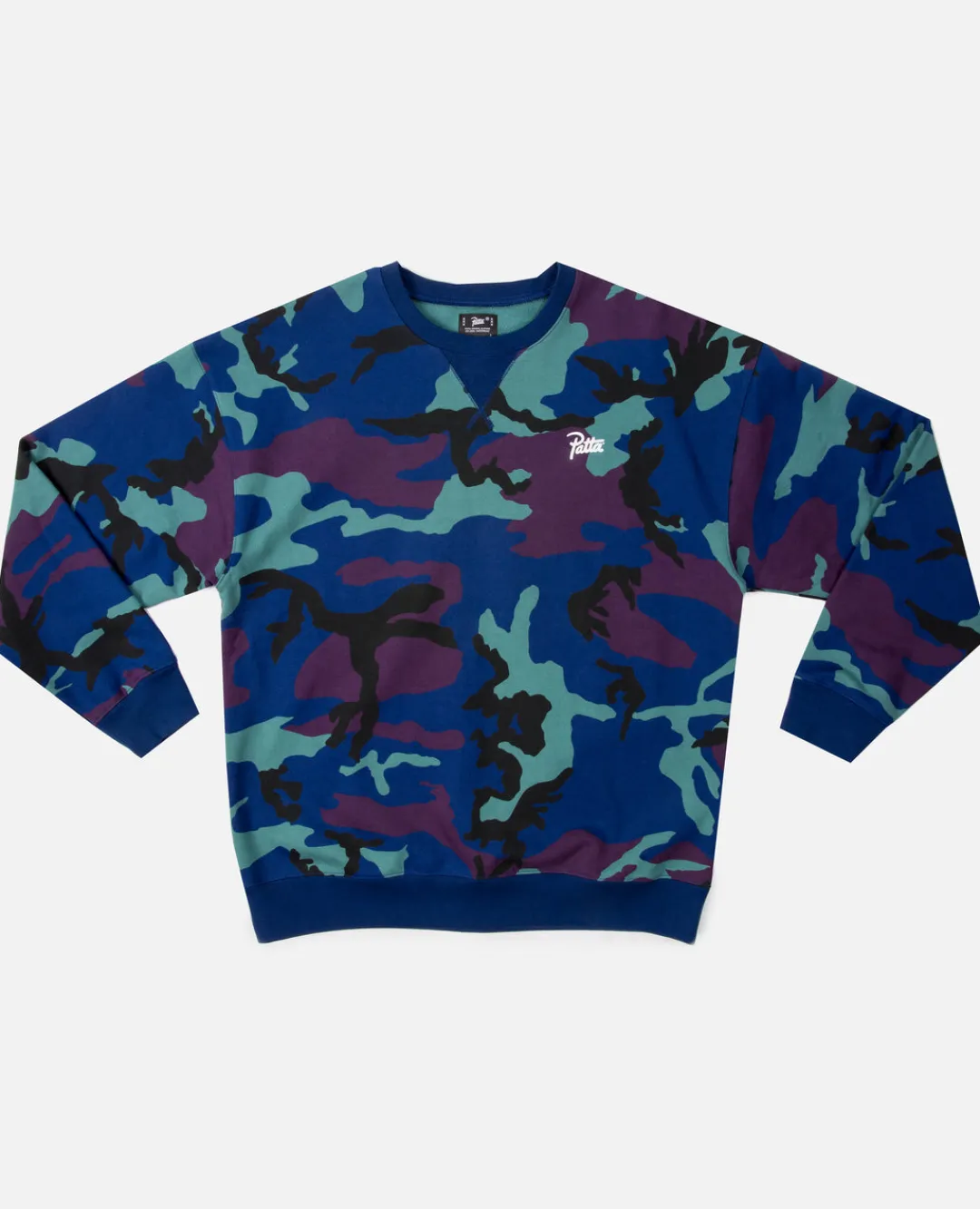 * Patta Basic Crewneck Sweater (Midnight Camo)