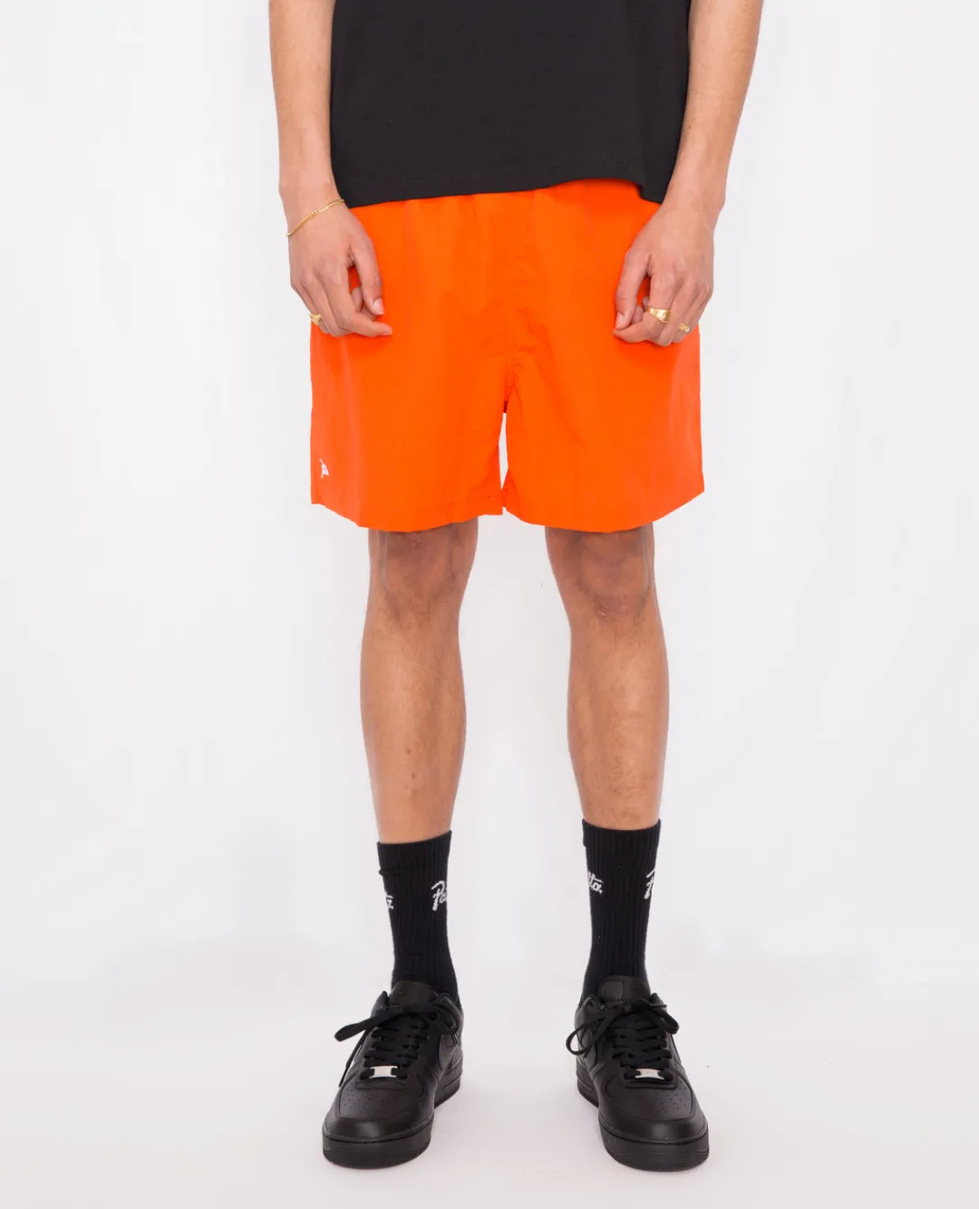 * Patta Basic Nylon Swim Shorts (Orange)