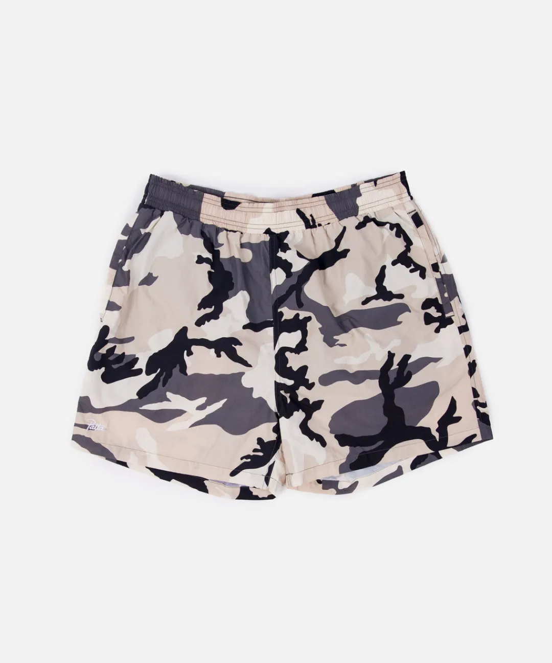 * Patta Basic Nylon Swim Shorts (Sand Woodland Camo)
