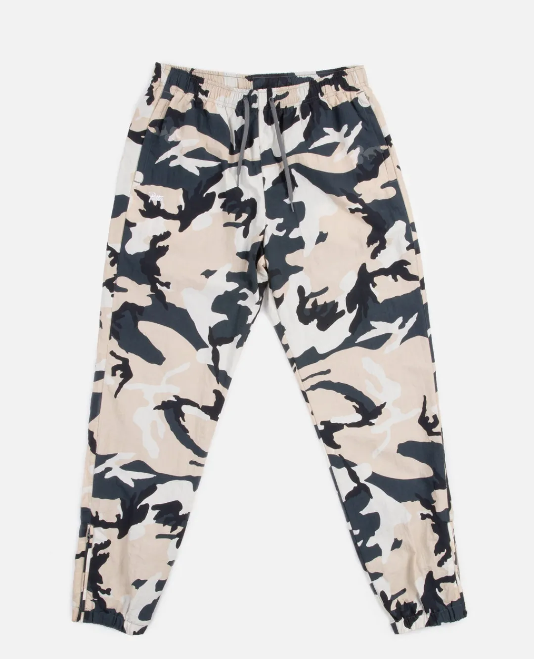 * Patta Basic Relaxed Nylon Track Pants (Sand Woodland Camo)