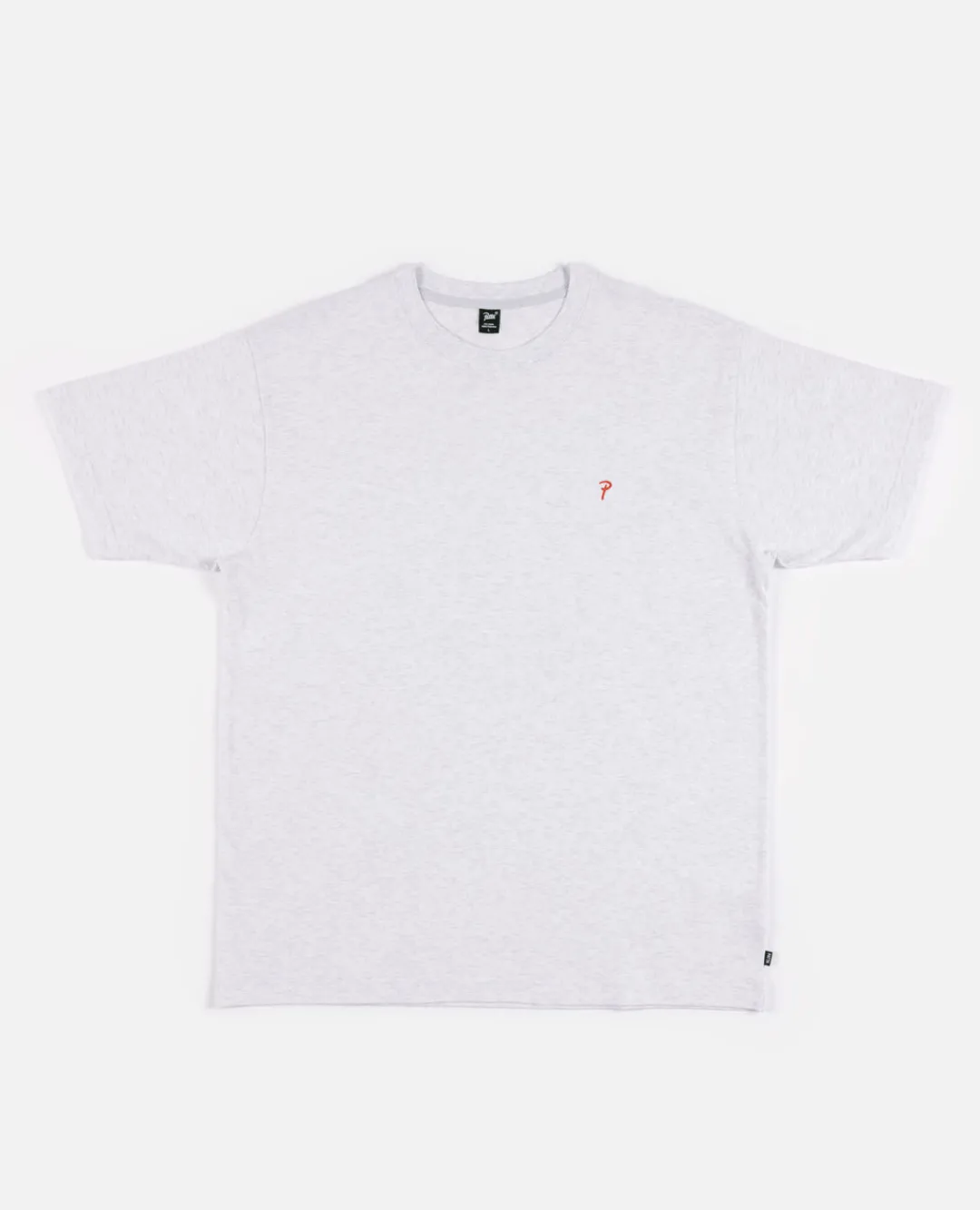 * Patta Basic Script P T- Shirt (Snow Melange Grey)