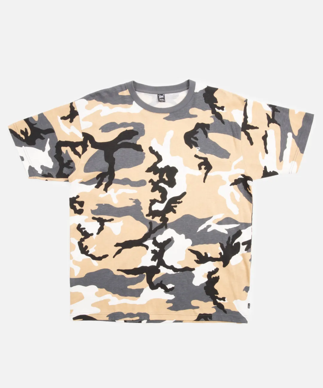 * Patta Basic Script P T-Shirt (Sand Woodland Camo)