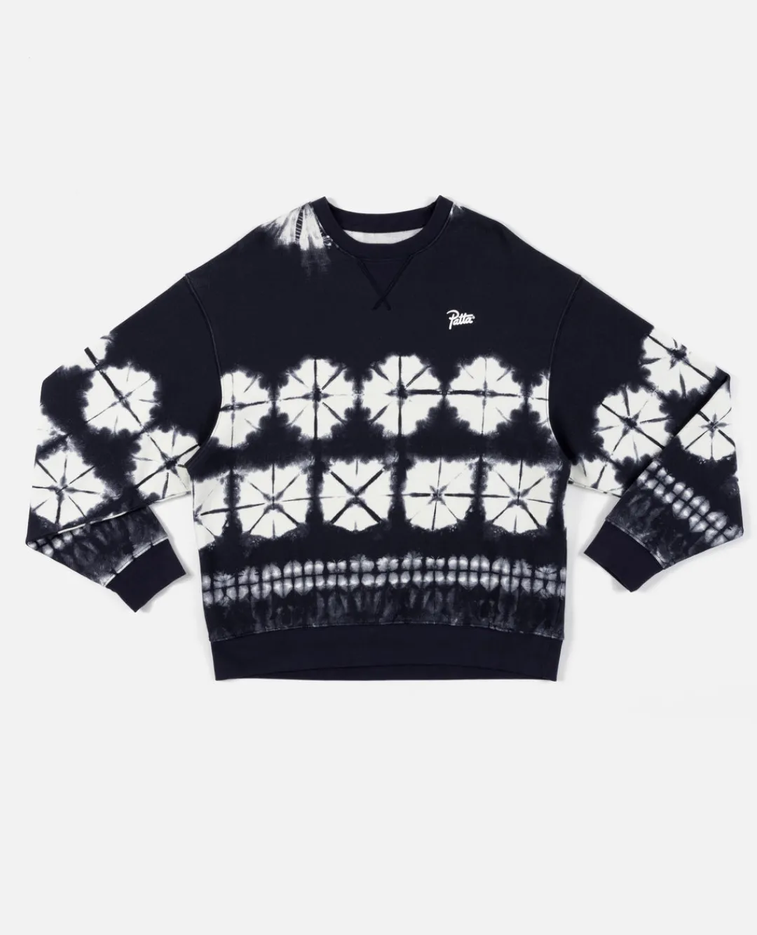 * Patta Basic Shibori Crewneck Sweater (Odyssey Gray)