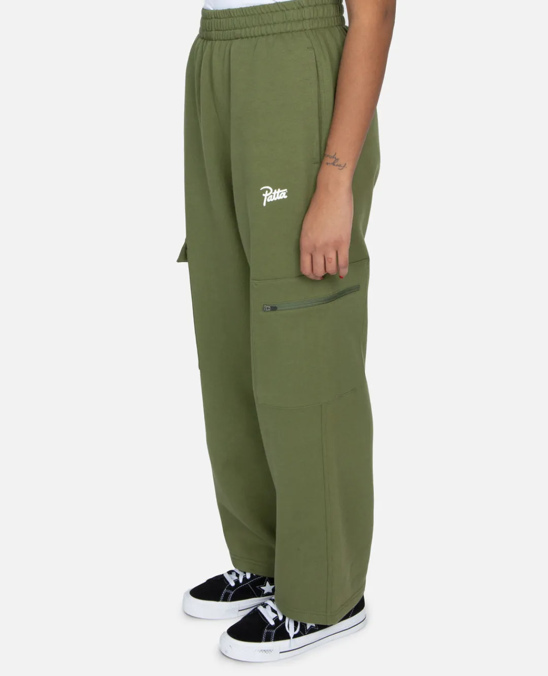 * Patta Basic Summer Cargo Jogging Pants (Olivine)