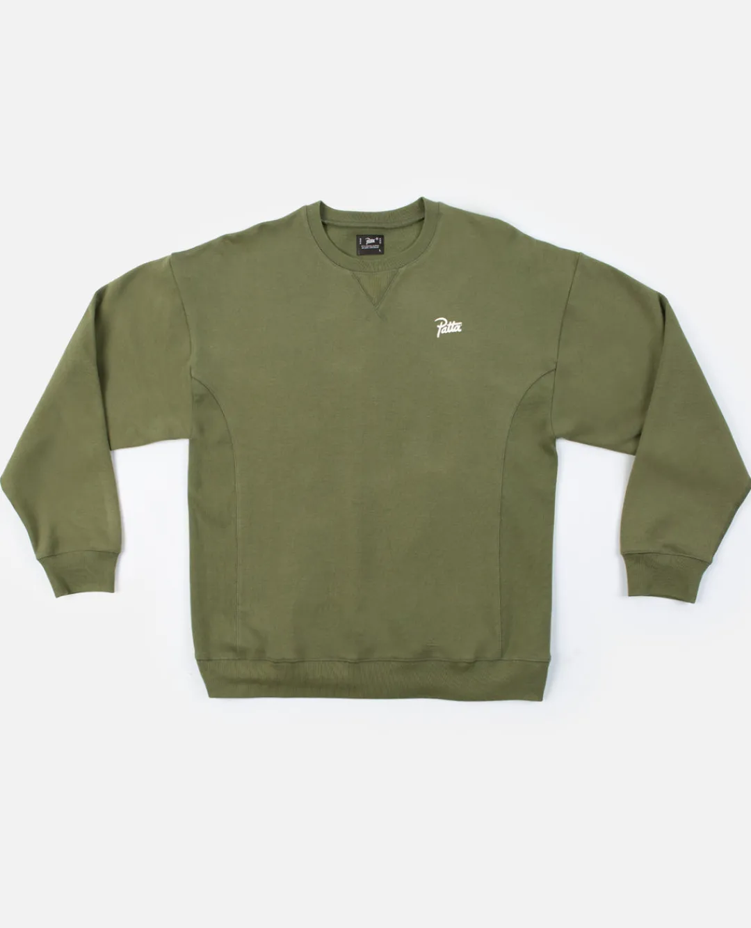 * Patta Basic Summer Crewneck Sweater (Olivine)