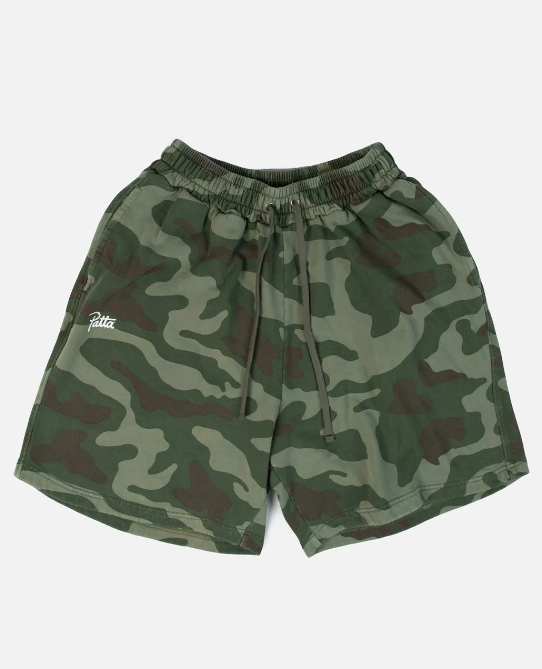 * Patta Basic Summer Washed Jogging Shorts (Camo Aop)