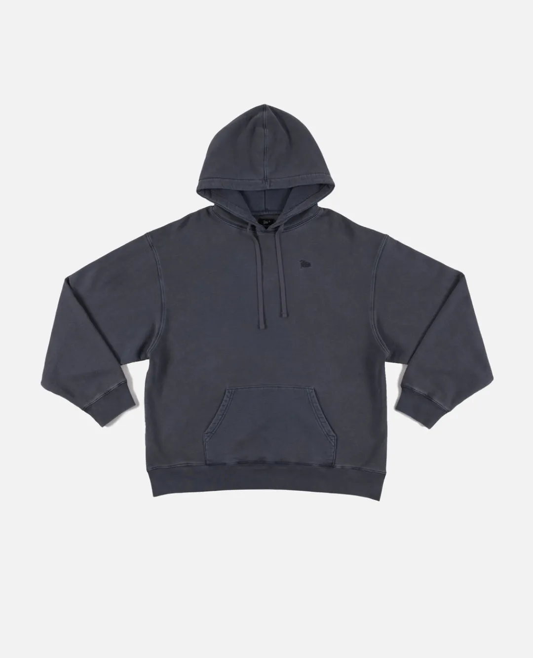 * Patta Basic Washed Boxy Hooded Sweater (Odyssey Gray)