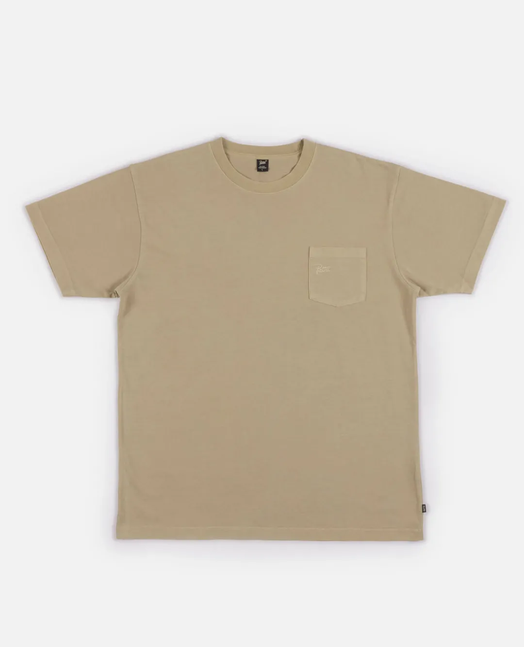 * Patta Basic Washed Pocket T-Shirt (Taos Taupe)