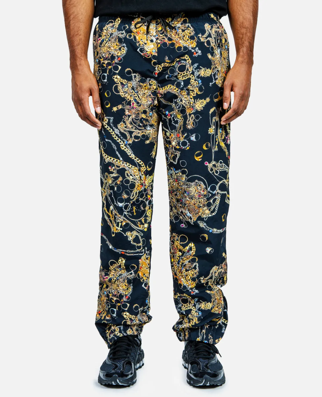 * Patta Chains Track Pants (Black/Chains Aop)