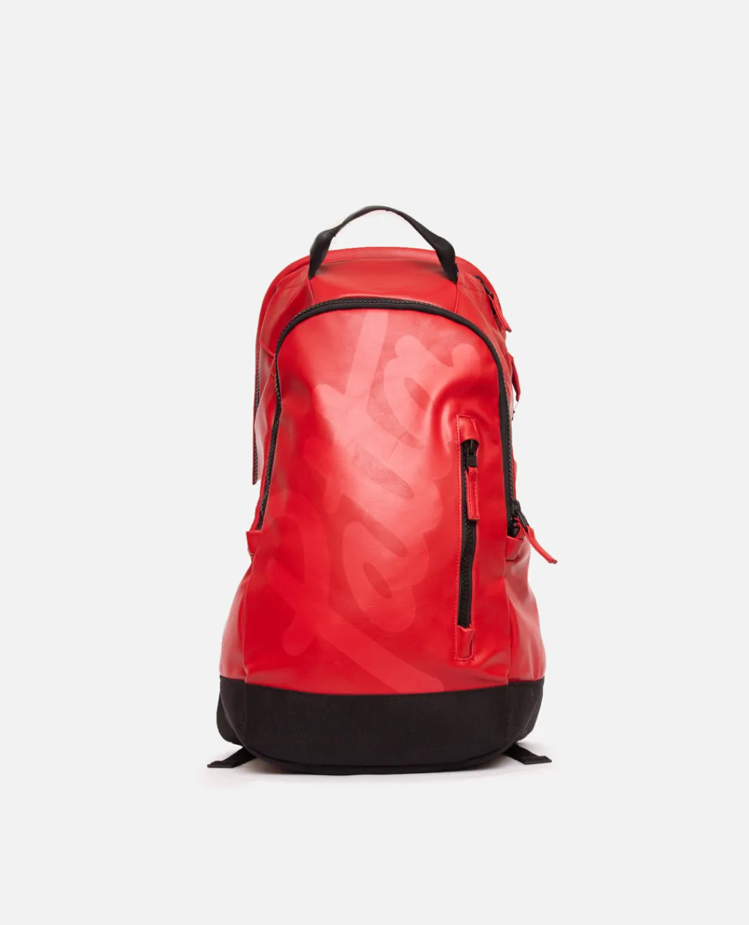 * Patta Faux Leather Backpack (High Risk Red)