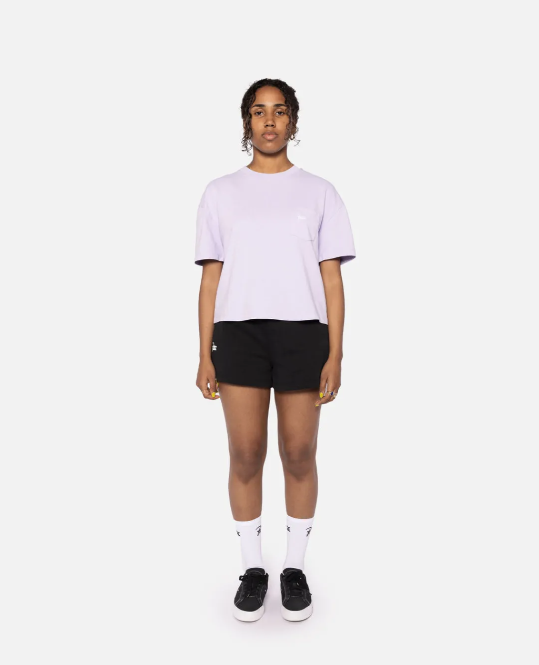 * Patta Femme Basic Boxy Pocket T-Shirt (Lavender)