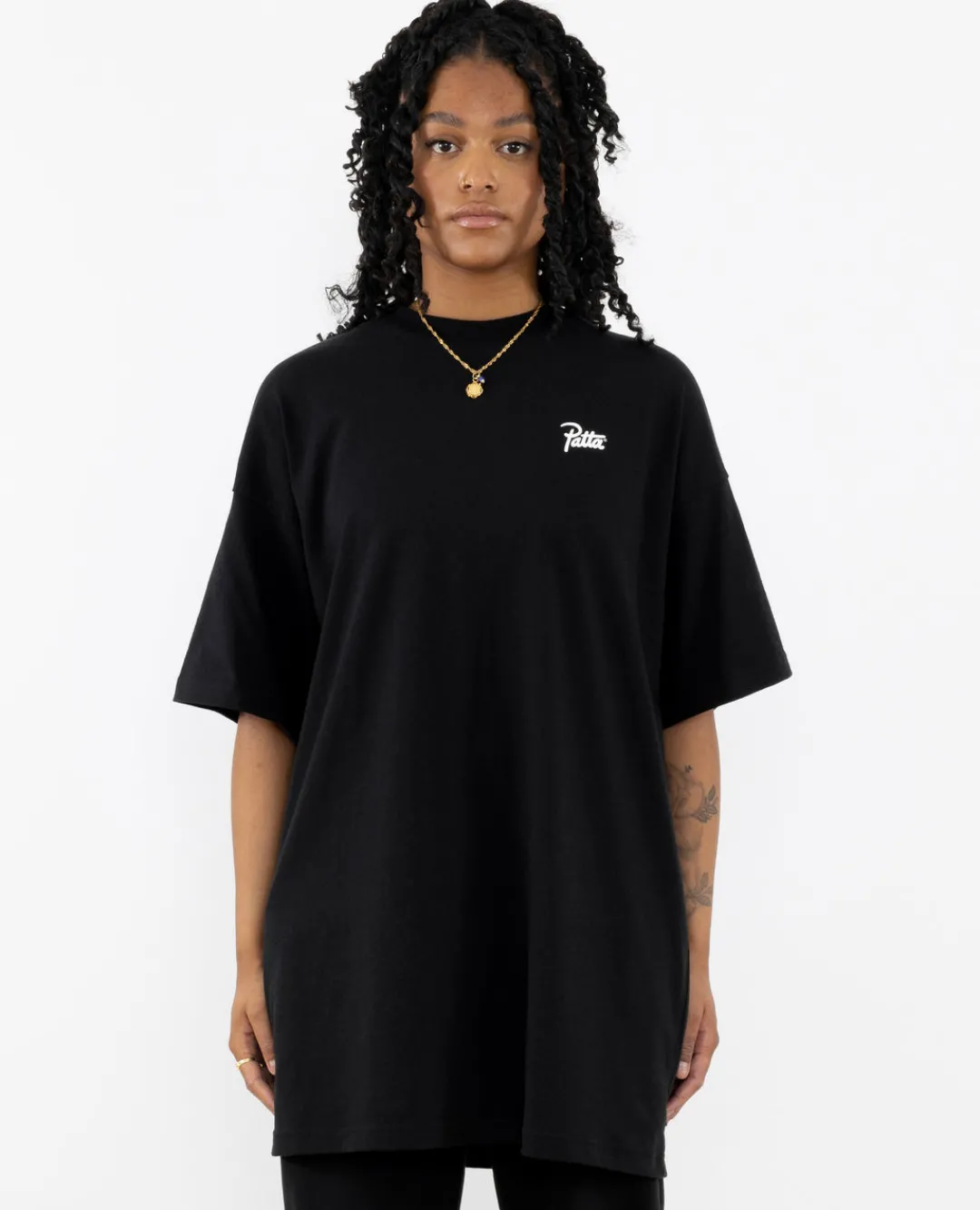 * Patta Femme Basic Dress T-Shirt (Black)