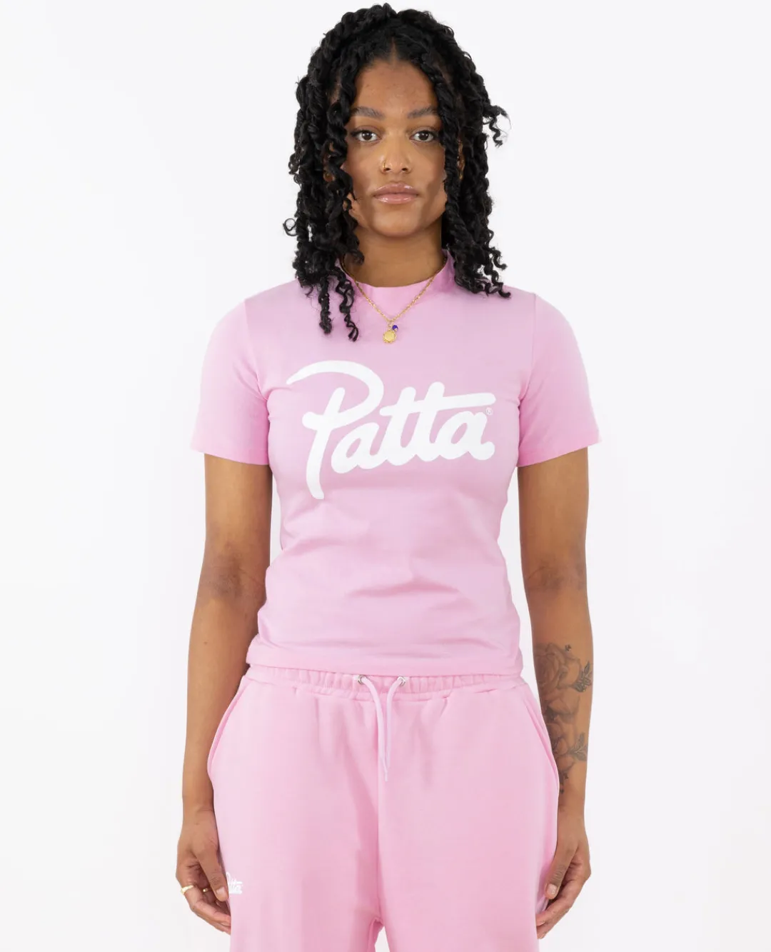 * Patta Femme Basic Fitted T-Shirt (Cradle Pink)