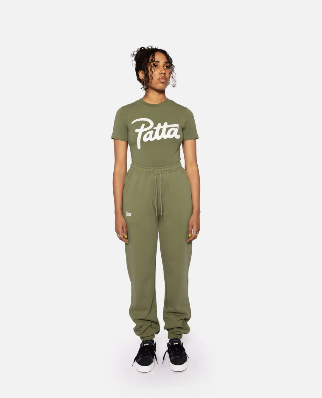 * Patta Femme Basic Fitted T-Shirt (Olivine)