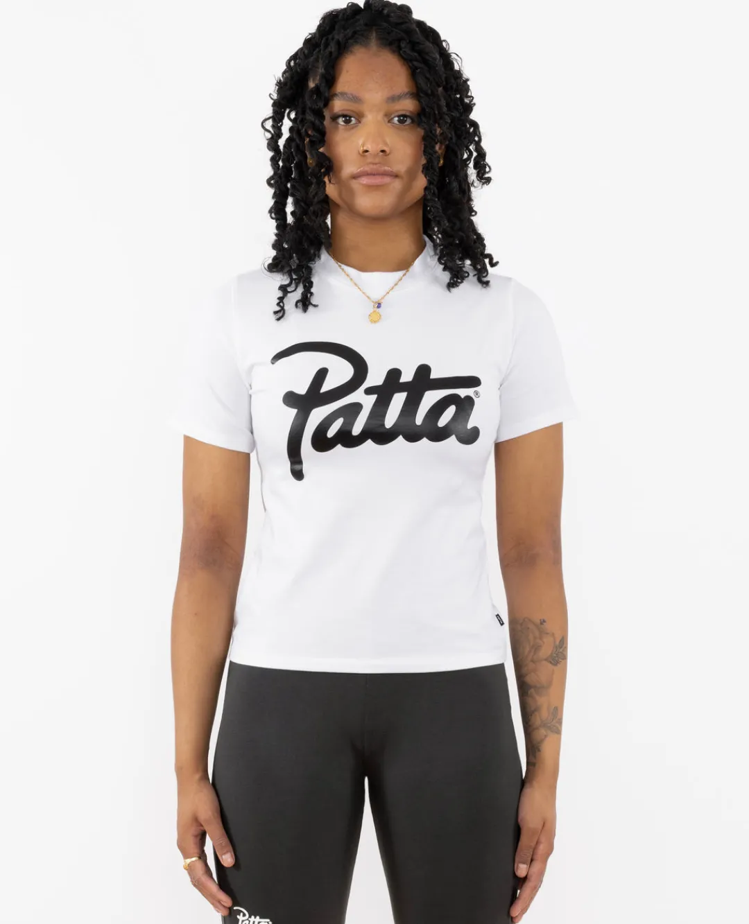 * Patta Femme Basic Fitted T-Shirt (White)