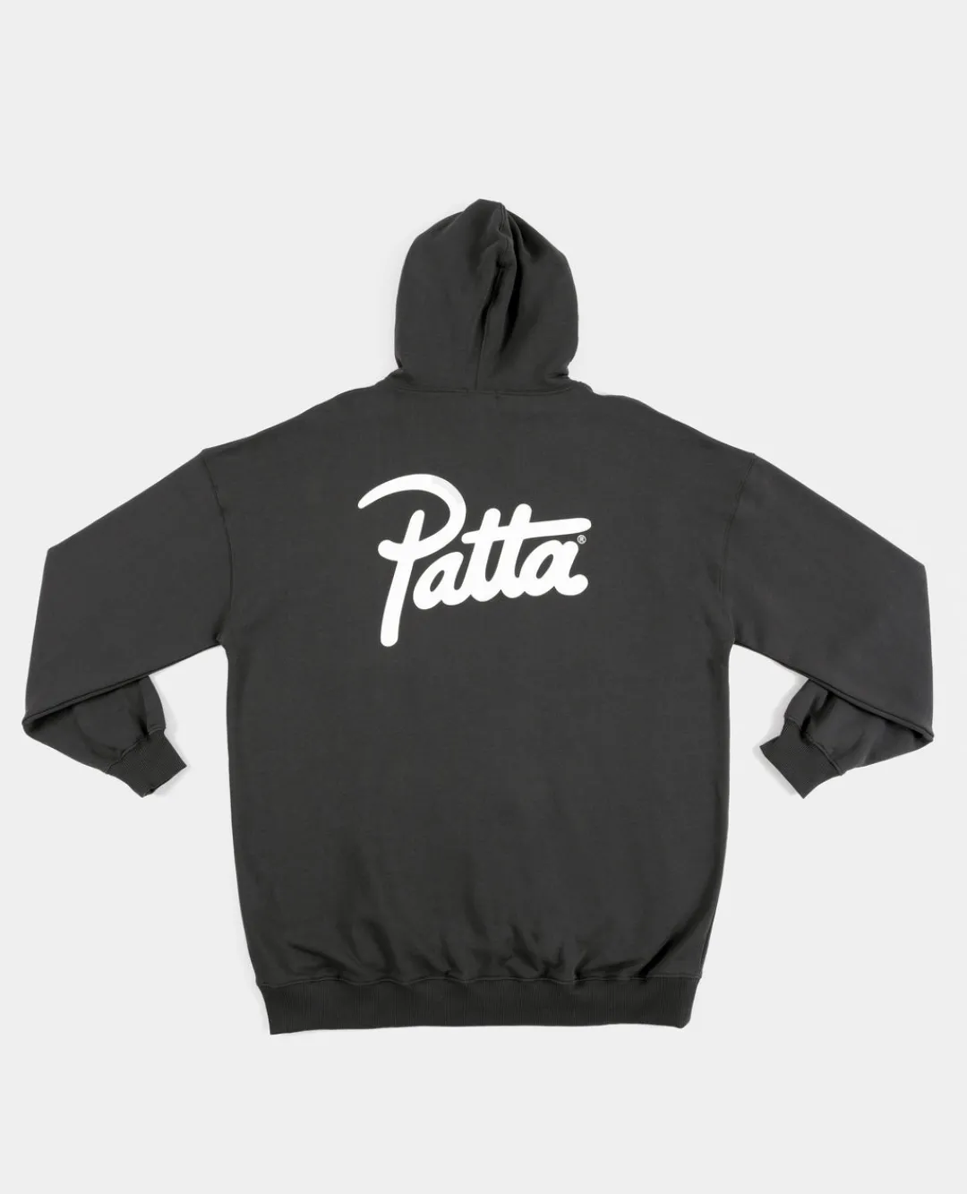 * Patta Femme Basic Washed Hooded Sweater Dress (Raven)