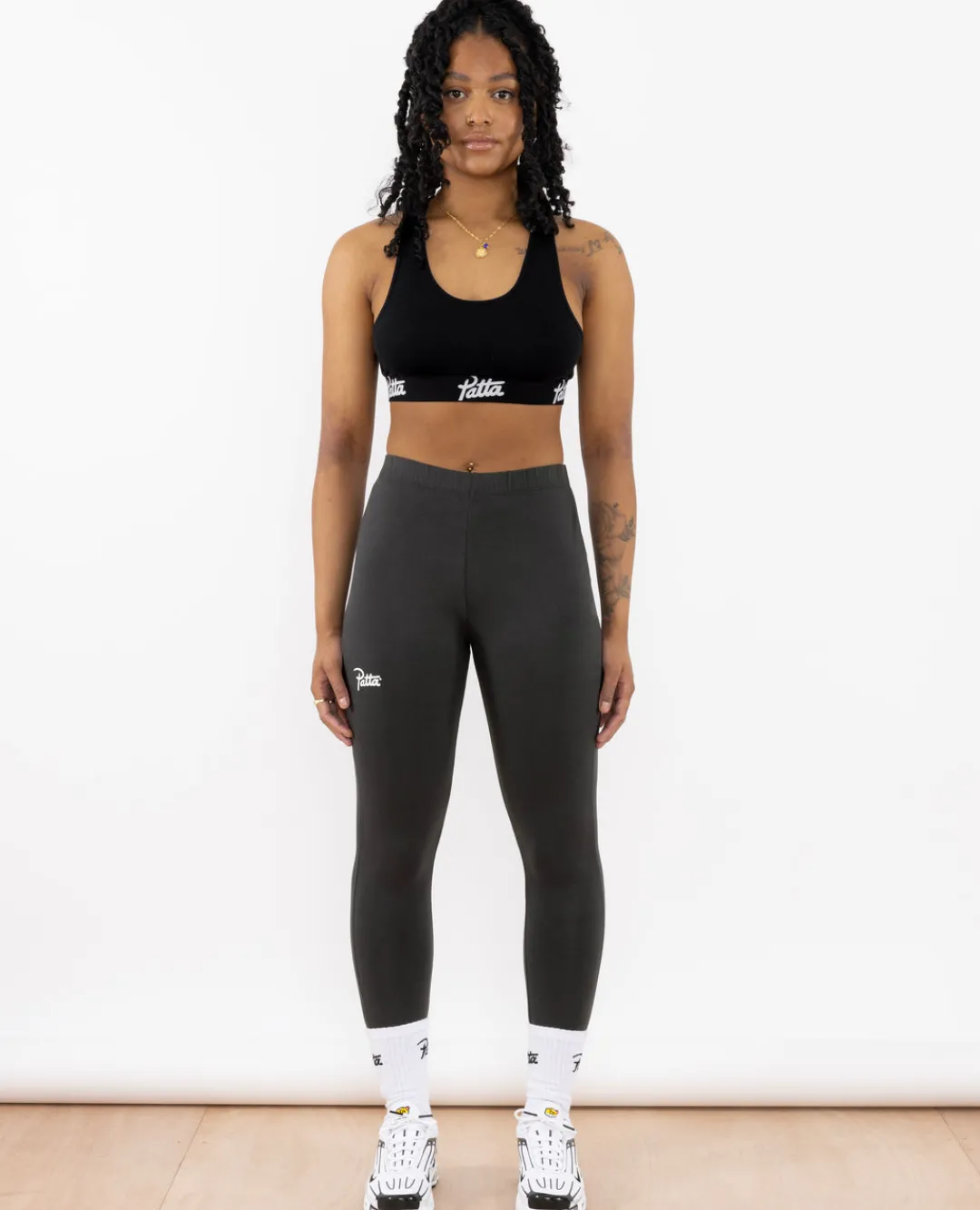 * Patta Femme Basic Washed Legging (Raven)