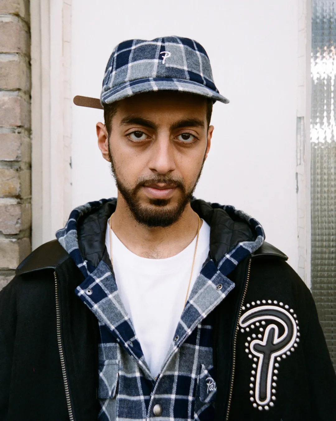 * Patta Flannel Script P Sports Cap (Mourning Dove Check)