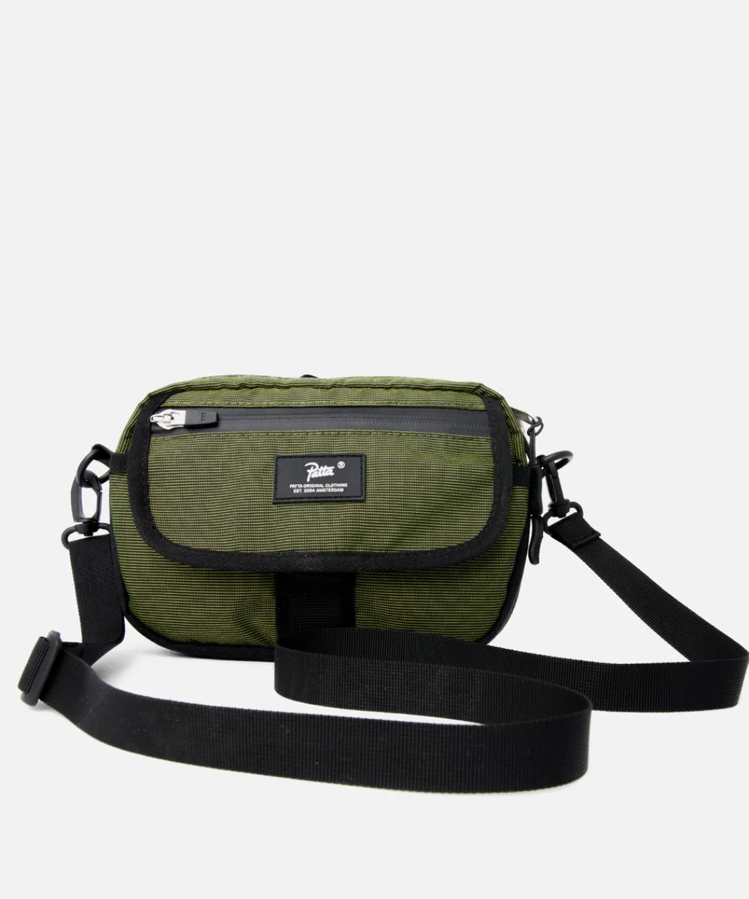 * Patta Hi-Vis Cross Body Bag (Black/Safety Yellow)