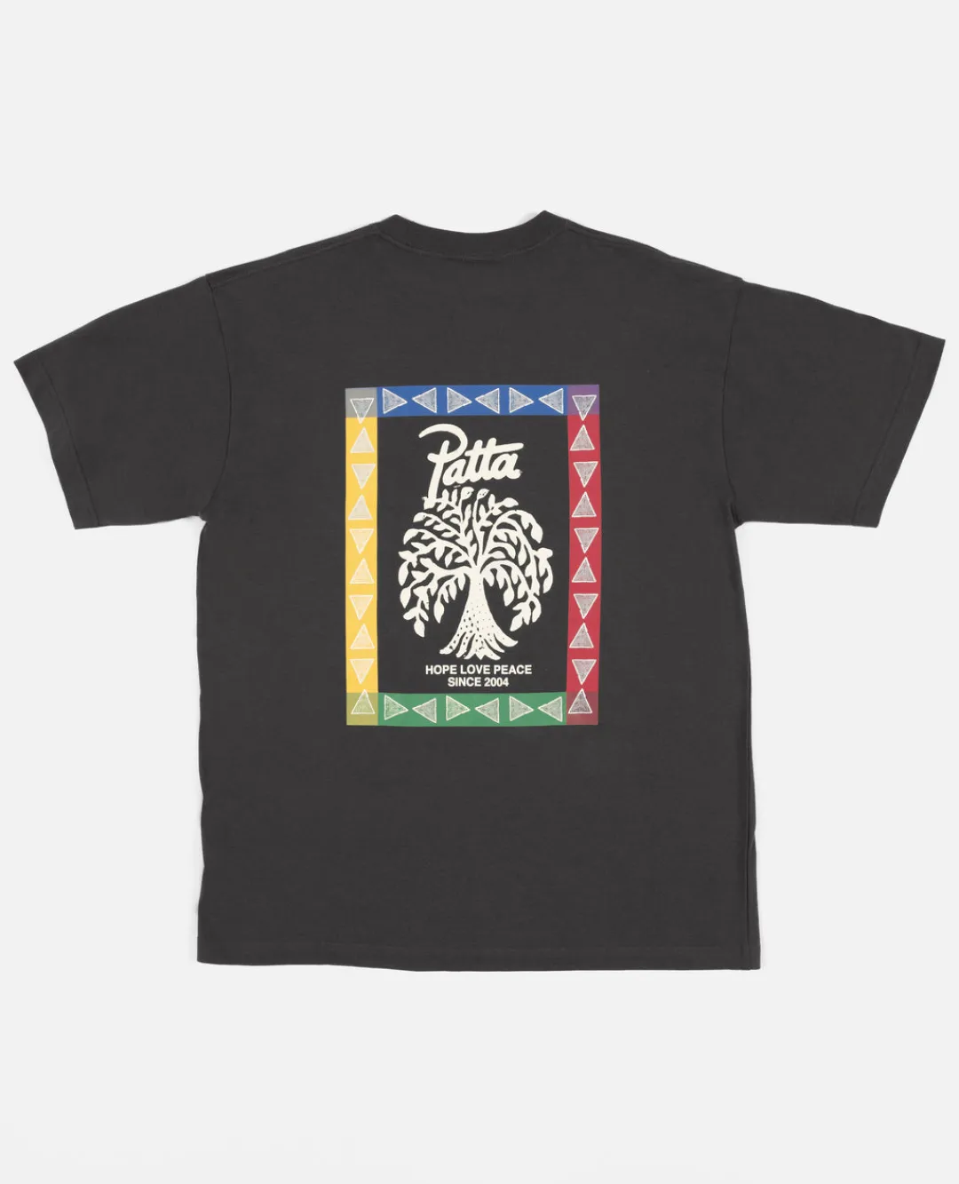 * Patta Hope Love Peace T-Shirt (Raven)
