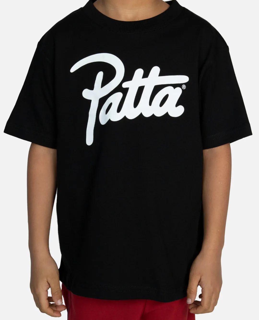 * Patta Kids Script Logo T-Shirt (Black/White)