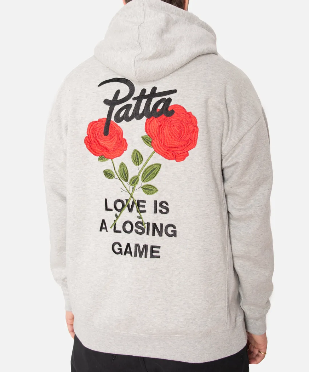 * Patta Love Hooded Sweater (Melange Grey)