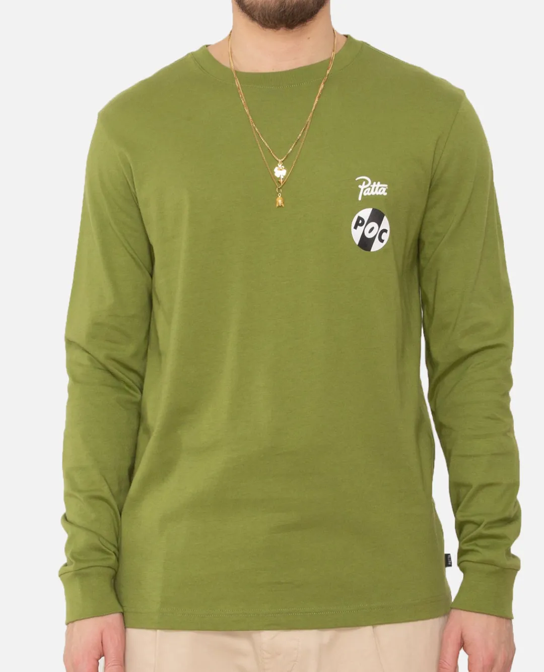 * Patta Original Clothing Longsleeve T-Shirt (Calliste Green)