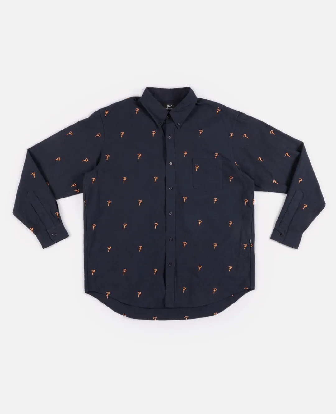 * Patta Oxford Longsleeve Shirt (Evening Blue)