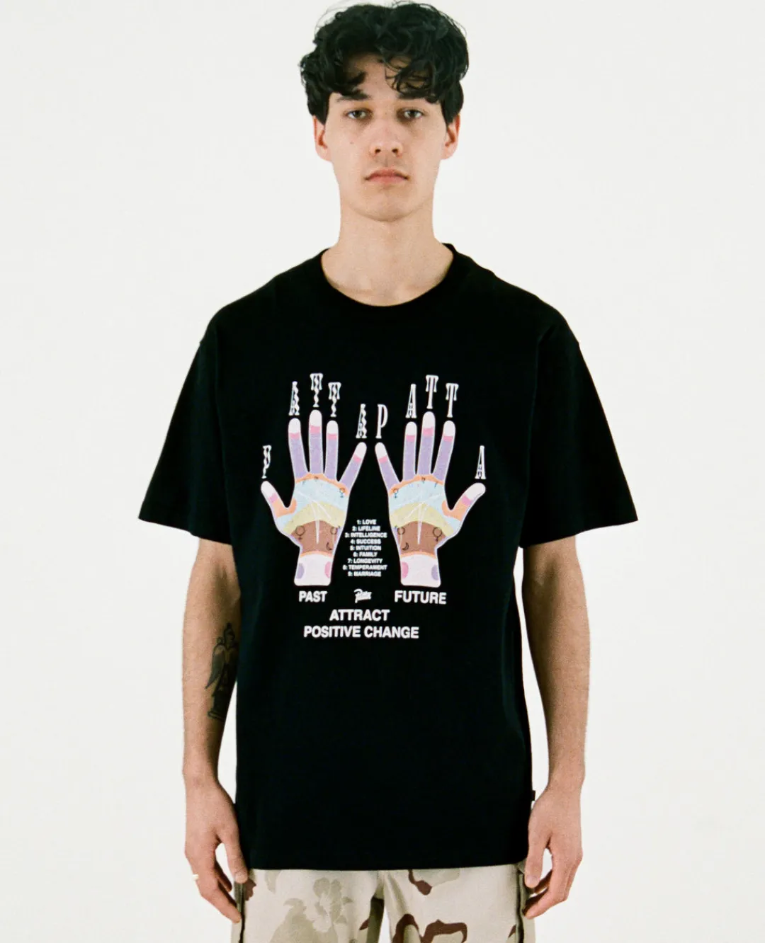 * Patta Palmistry T-Shirt (Black)