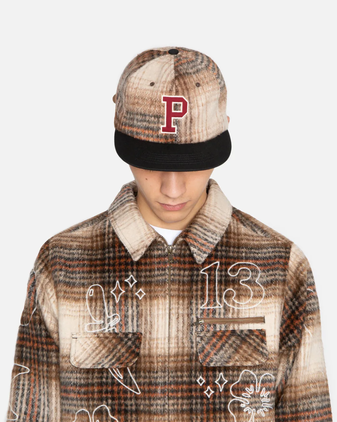 * Patta Patch P Sports Cap (Lucky Check)