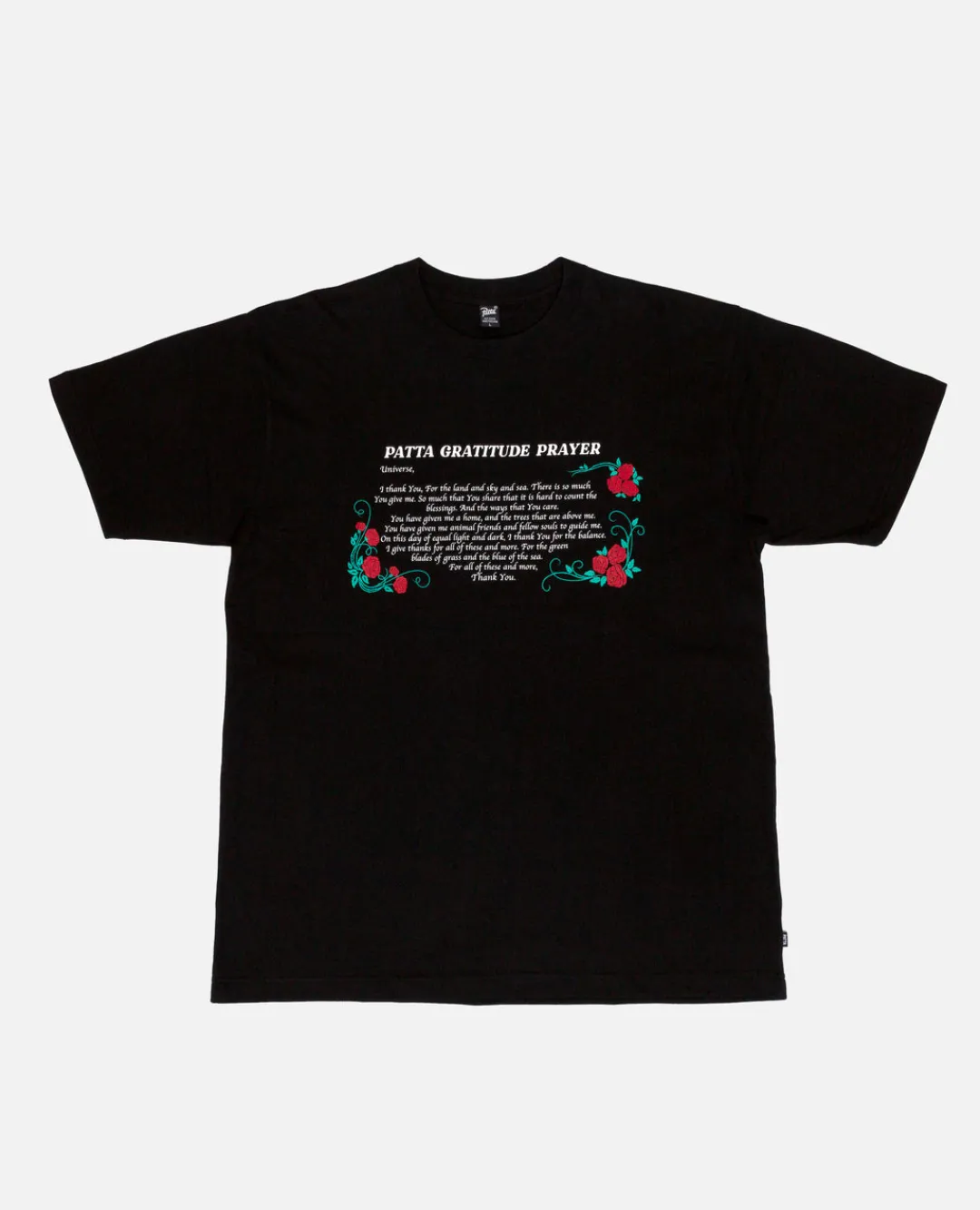 * Patta Prayer T-Shirt (Black)