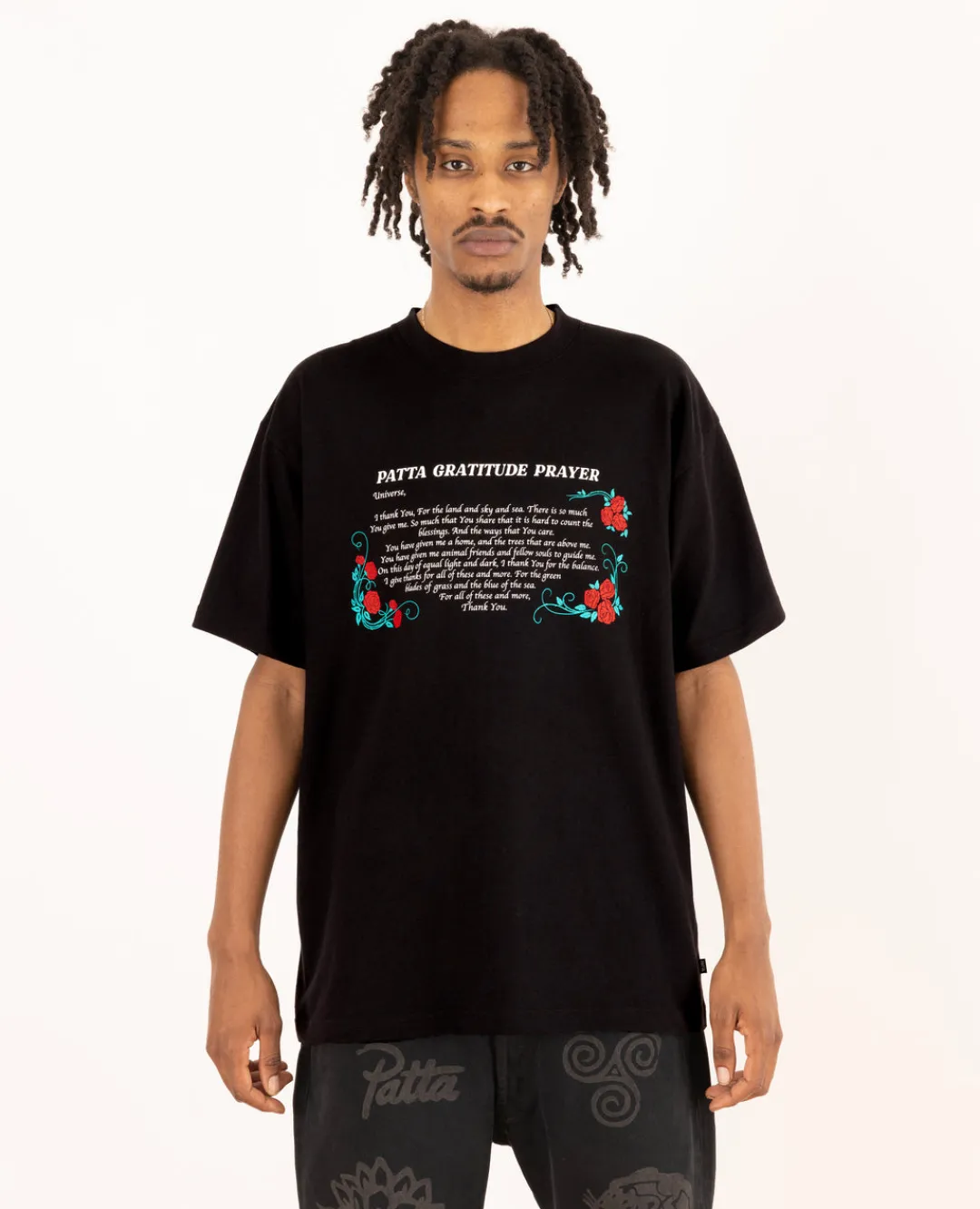 * Patta Prayer T-Shirt (Black)