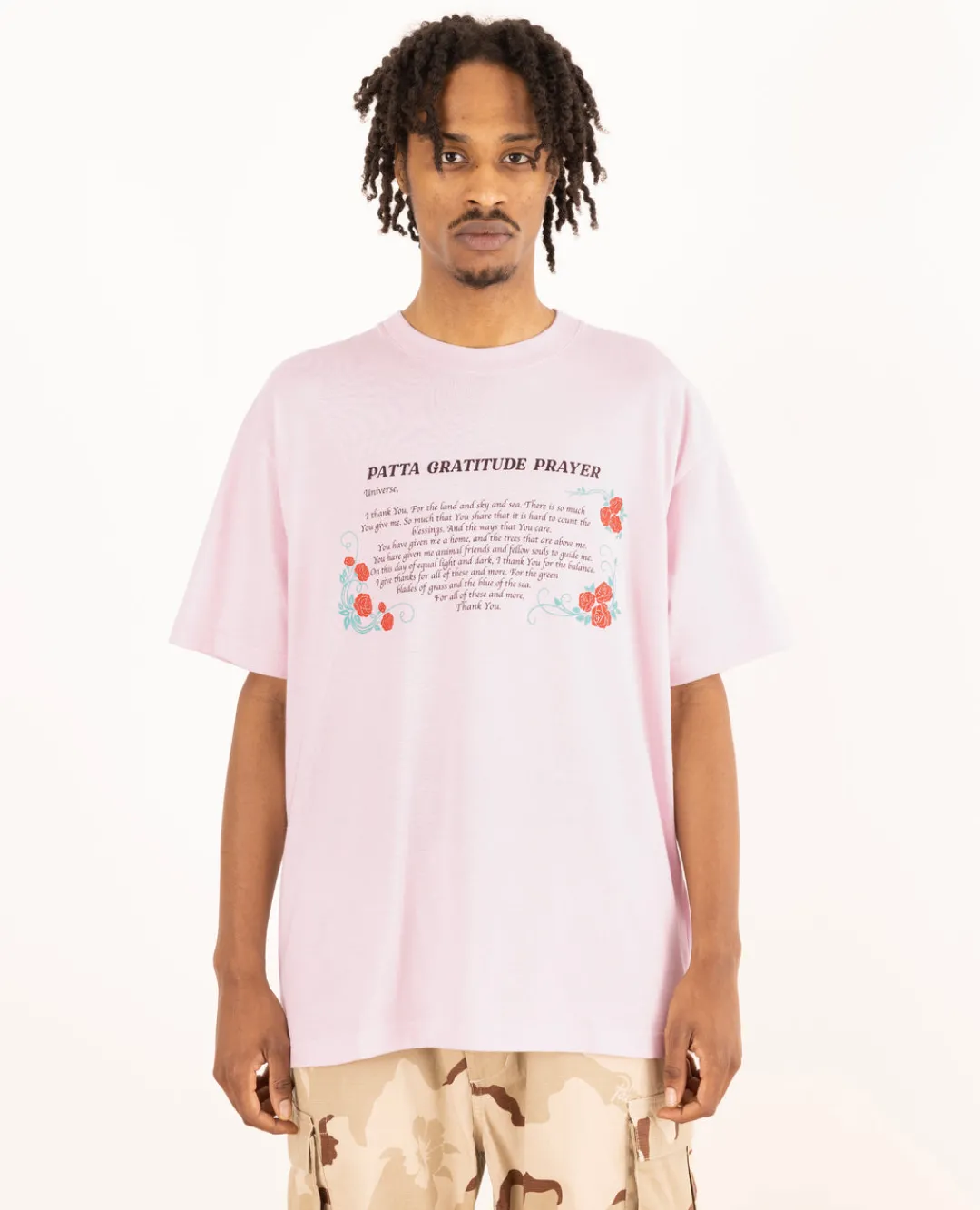 * Patta Prayer T-Shirt (Lavender Fog)