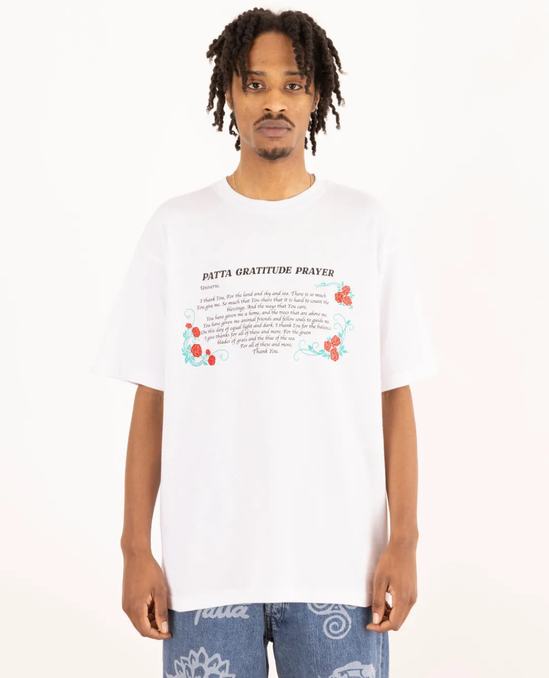 * Patta Prayer T-Shirt (White)
