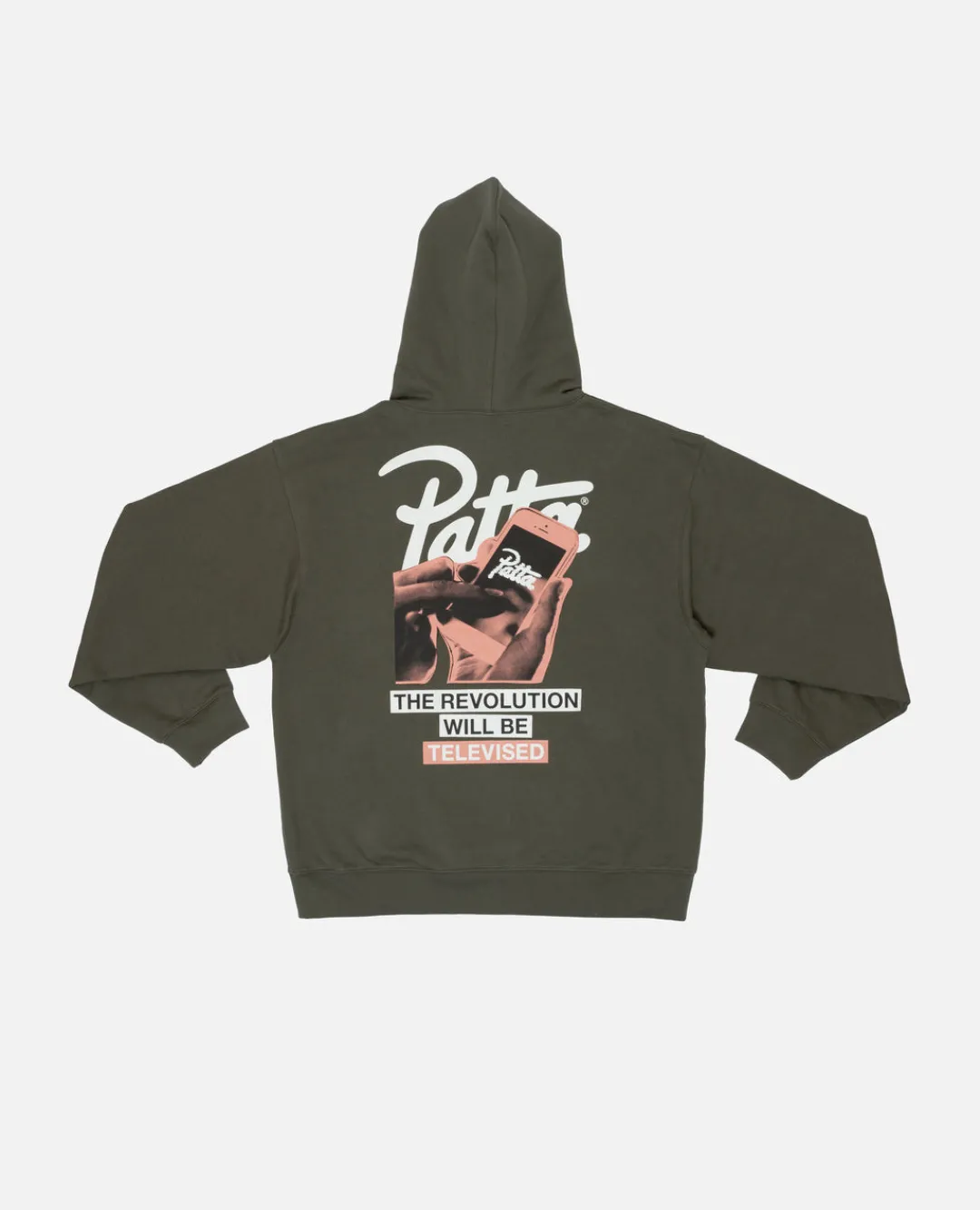 * Patta Revolution Boxy Hooded Sweater (Deep Depths)