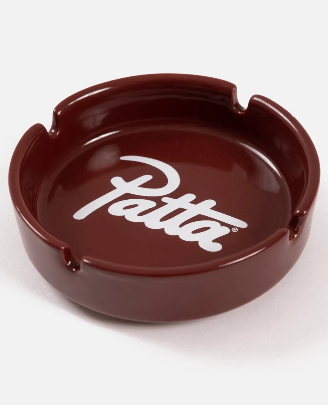 * Patta Script Logo Ashtray (Burgundy/White)
