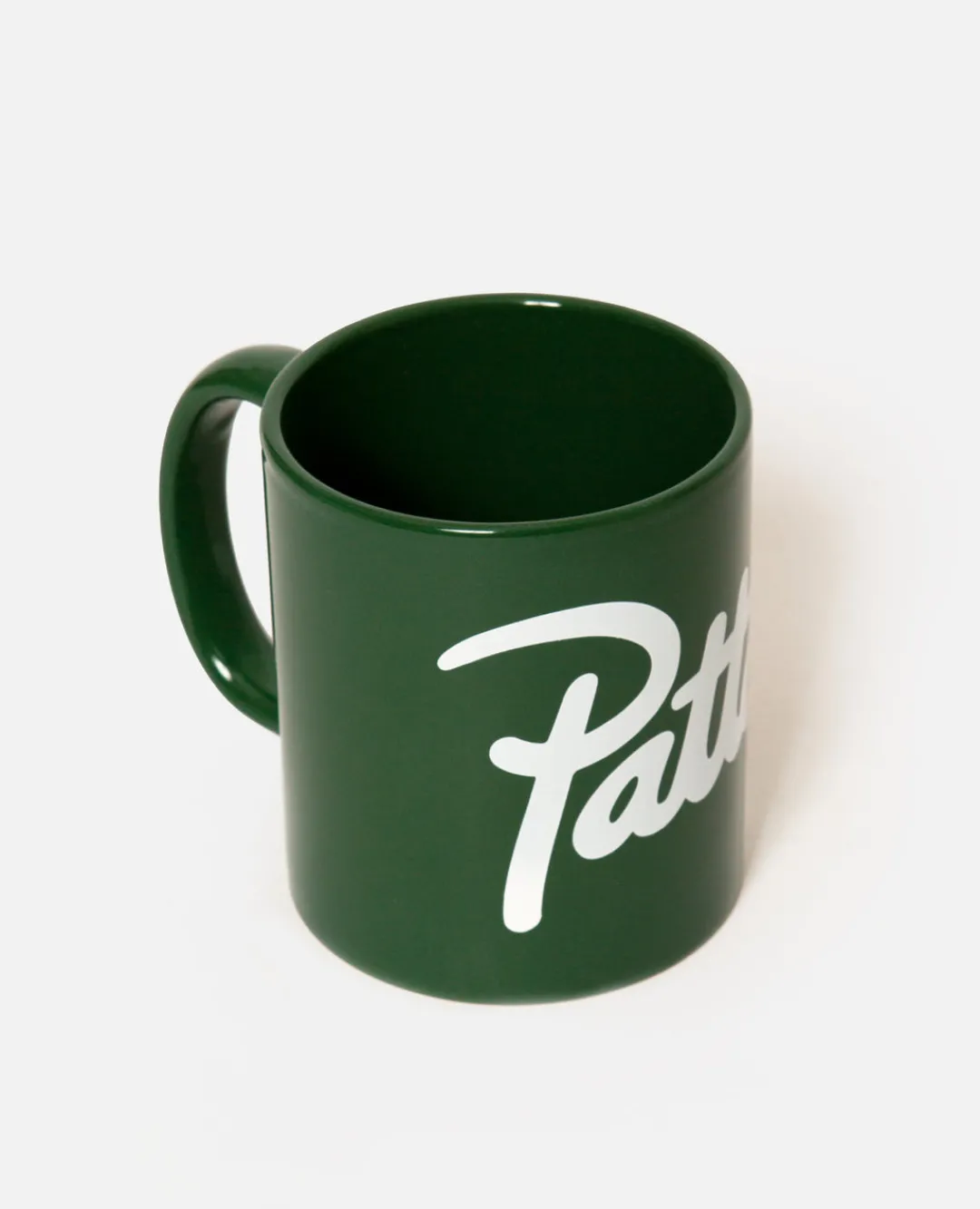 * Patta Script Logo Mug (Dark Green/White)
